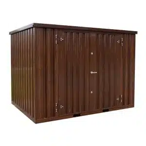 Demontabele Container Houtlook 3 x 2 dubbele deur lange zijde