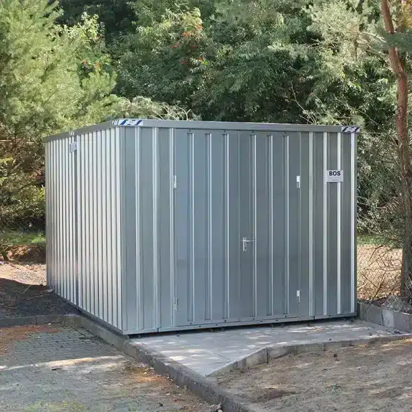 combinatie container in een bos