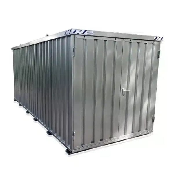 5x2 Premium container met dubbele deuren op de korte zijde