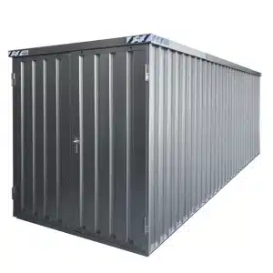 Premium Demontabele Container 6 x 2 dubbele deur korte zijde zonder vloer