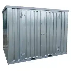Demontabele Container 3×2 dubbele deur lange zijde (OPGEBOUWD)